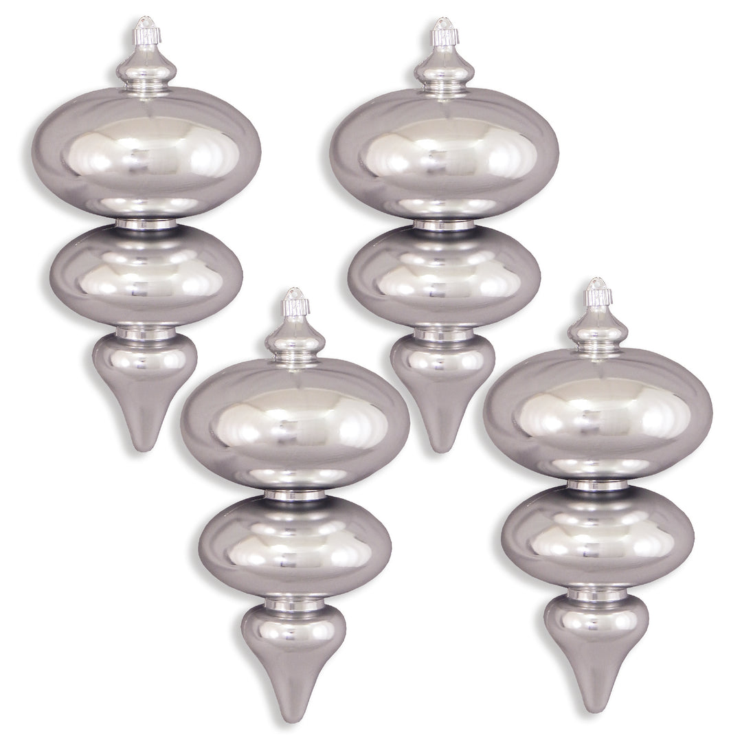 15" (380mm) Giant Commercial Shatterproof Finials, Looking Glass, Case, 4 Pieces