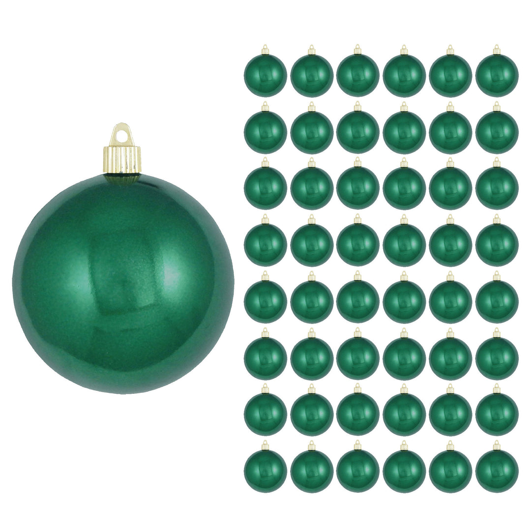 4" (100mm) Commercial Shatterproof Ball Ornament, Shiny Blarney, 4 per Bag, 12 Bags per Case, 48 Pieces