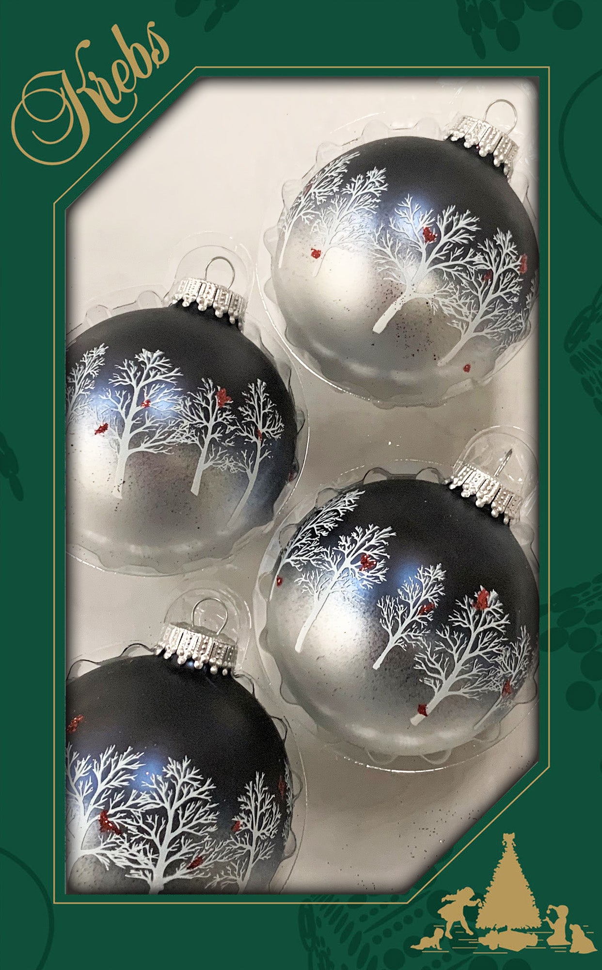 Pearl colored store christmas ornaments