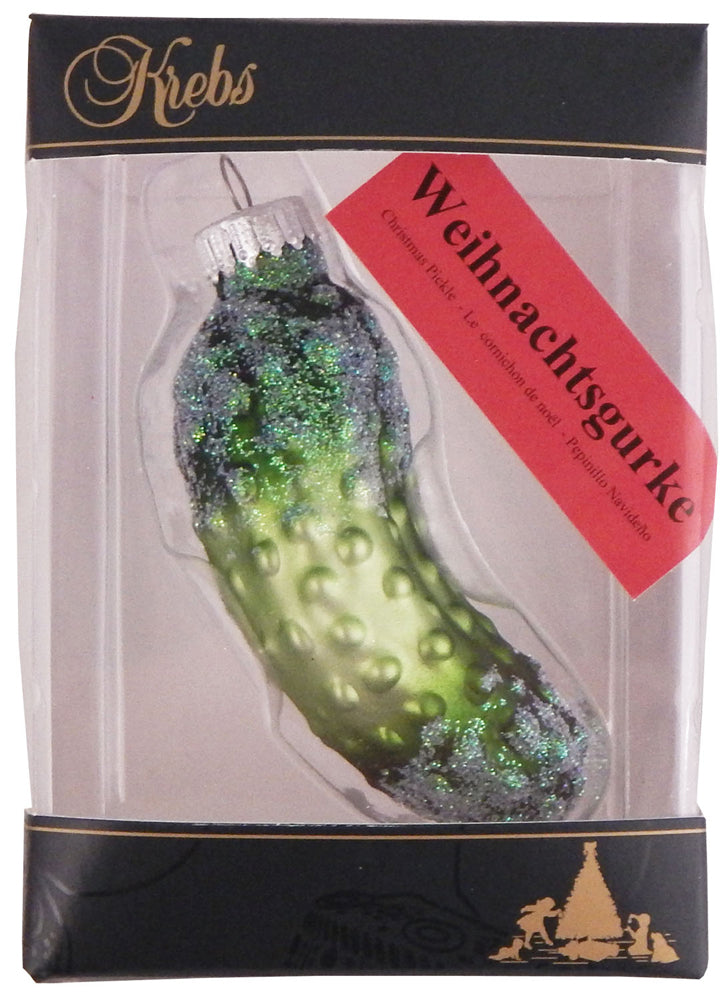 3 1/2" (89mm) Small Christmas Pickle Figurine Ornaments, 1/Box, 24/Case, 24 Pieces