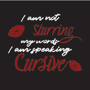 4" Square Ceramic Coaster Set Funny "I Love Wine" Collection - Speaking Cursive, 4/Box, 2/Case, 8 Pieces.