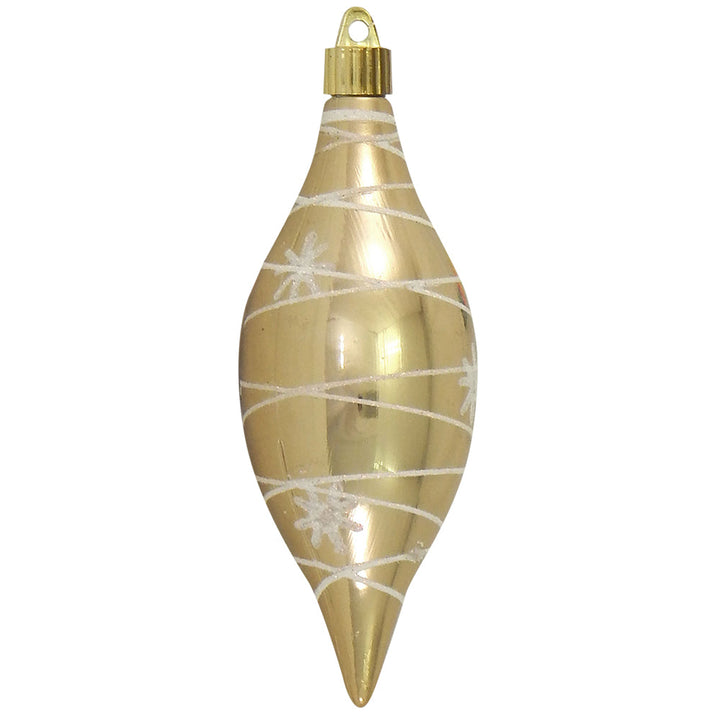 7" (178mm) Large Commercial Shatterproof Finials, Gilded Gold , Case, 24 Pieces