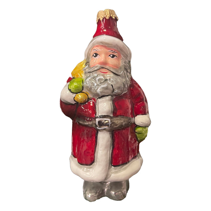 6" (15cm) Rustic Santa, Red/ White, Figurine Ornaments, 1/Box, 6/Case, 6 Pieces
