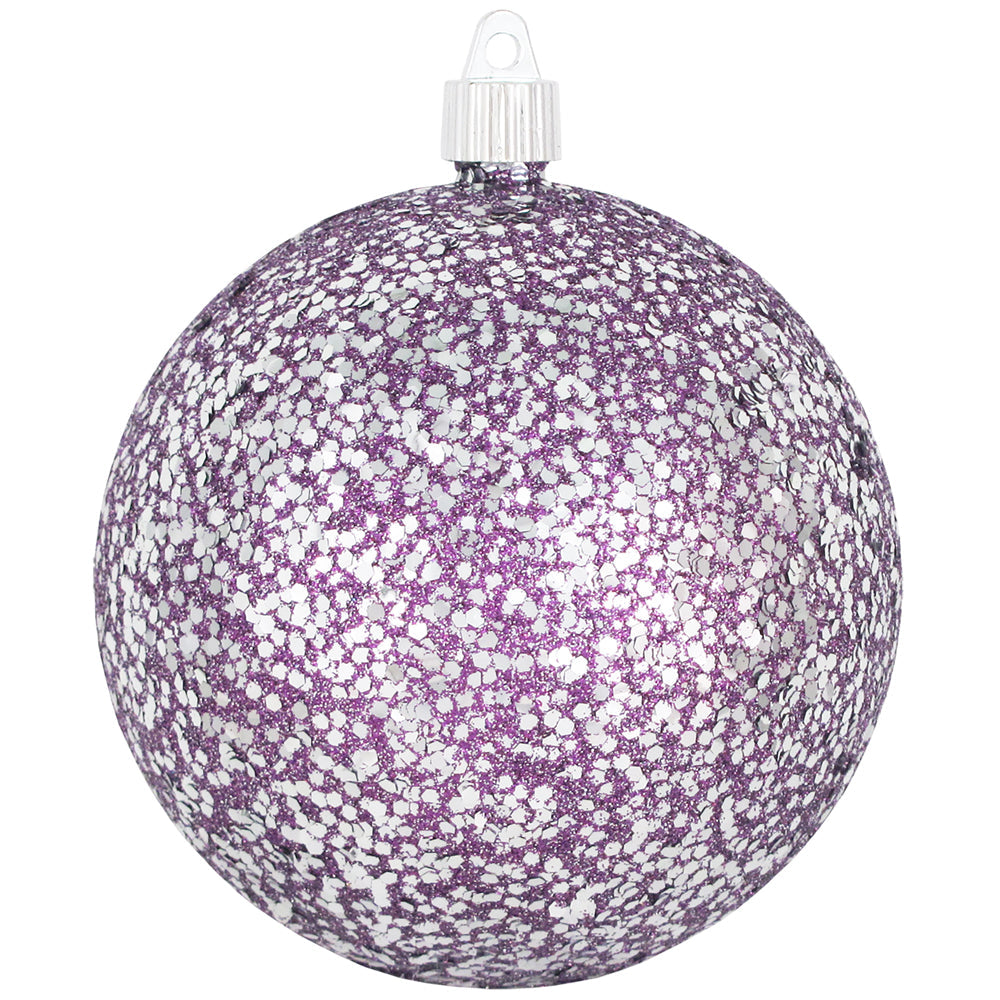 4 3/4" (120mm) Jumbo Commercial Shatterproof Ball Ornament, Multicolor, Case, 36 Pieces - Christmas by Krebs Wholesale