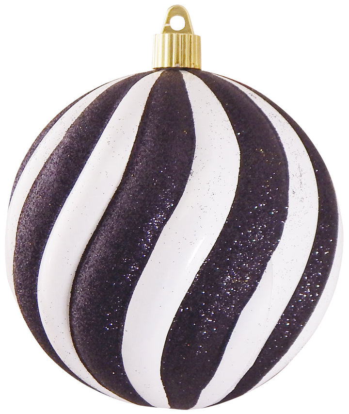 4 3/4" (120mm) Jumbo Commercial Shatterproof Ball Ornament, Milk White, Case, 24 Pieces - Christmas by Krebs Wholesale